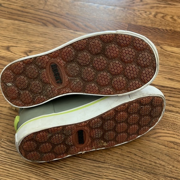 Rocky Kids Green and White Rain Boots - Picture 5 of 7